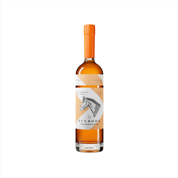 Bottle of Pinhook Kentucky Straight Bourbon Whiskey.