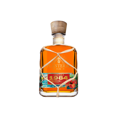 Bottle of Planteray 1984 Jamaica Clarendon MMW Rum.