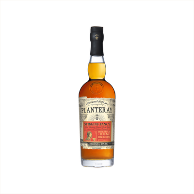 750ml bottle of Planteray Stiggins' Fancy Pineapple Rum.