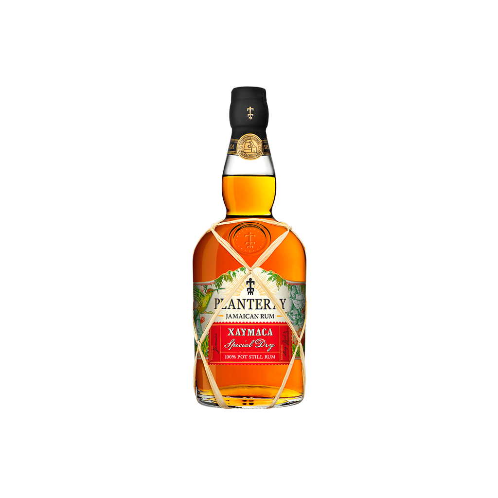 Bottle of Planteray Xaymaca Special Dry Jamaican Rum.
