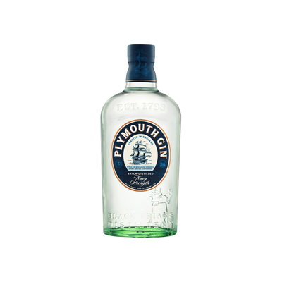Bottle of Plymouth Navy Strength Gin.
