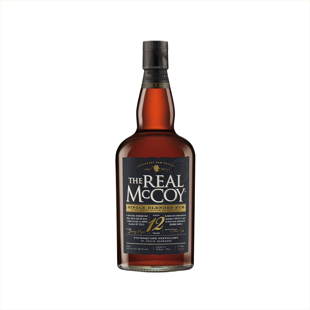 The Real McCoy 12 Year Aged Single Blended Rum Order Online Curiada