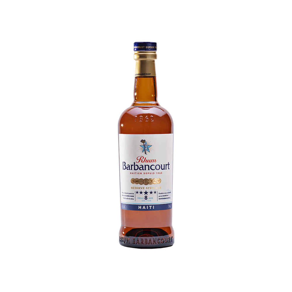 Bottle of Rhum Barbancourt 5 Star 8 Year Old Rum.