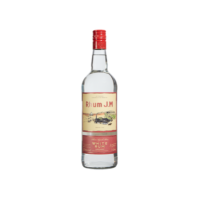 Bottle of Rhum J.M Agricole Blanc 110 White Rum.