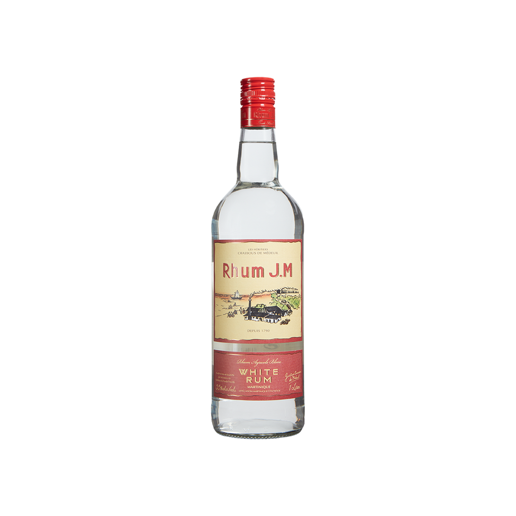 Bottle of Rhum J.M Agricole Blanc 110 White Rum.
