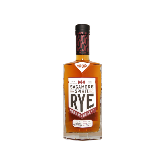 Bottle of Sagamore Spirit Rye Whiskey.