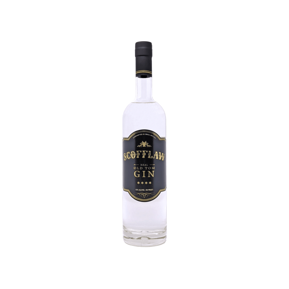 Bottle of Scofflaw Old Tom Gin.