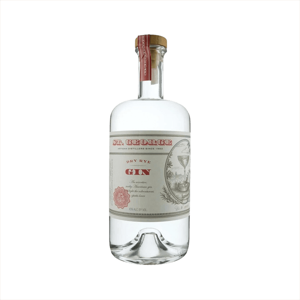 Bottle of St. George Dry Rye Gin.