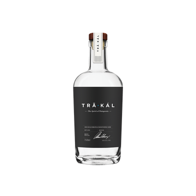 Bottle of TRÄKÁL Patagonian Spirit.
