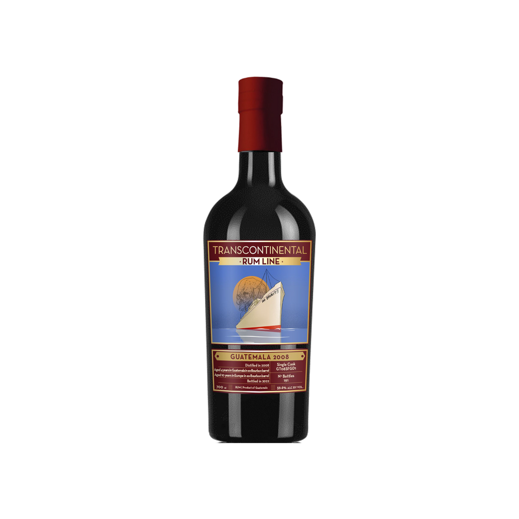 Bottle of Transcontinental Rum Line Guatemala 2008 Single Cask Rum.
