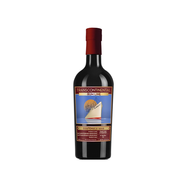 Bottle of Transcontinental Rum Line Guatemala 2008 Single Cask Rum.