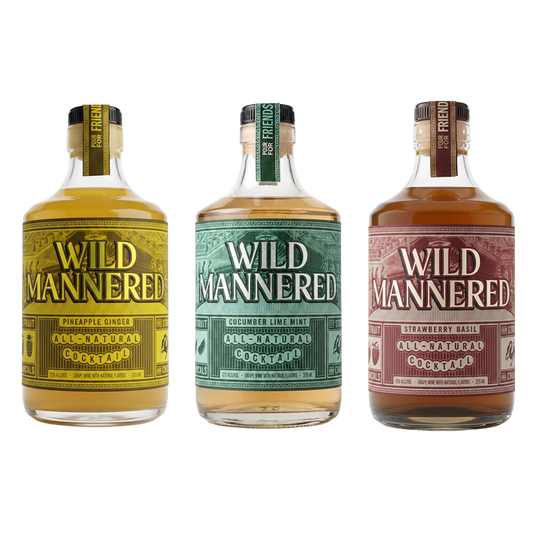 Wild Mannered All-Natural Cocktail Variety Pack