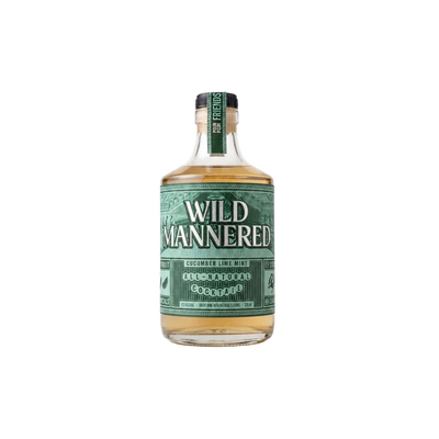 Bottle of Wild Mannered Cucumber Lime Mint All-Natural Cocktail. product image