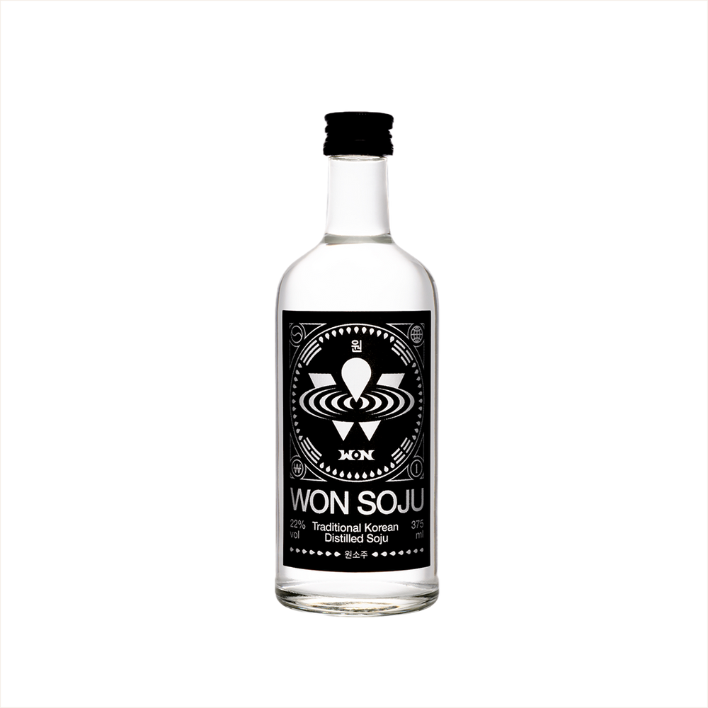 Bottle of Won Soju.