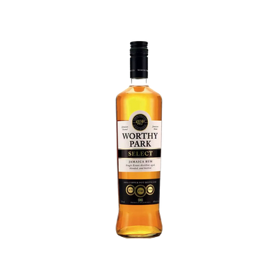Bottle of Worthy Park Select Jamaica Rum.