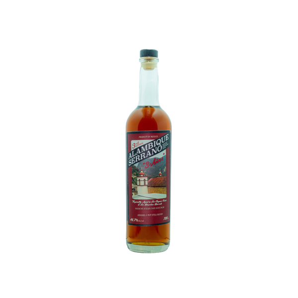 Bottle Image for Alambique Serrano 3 Años 3rd Edition Single Origin Rum