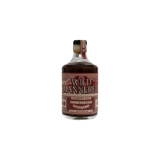 Wild Mannered Strawberry Basil All-Natural Cocktail