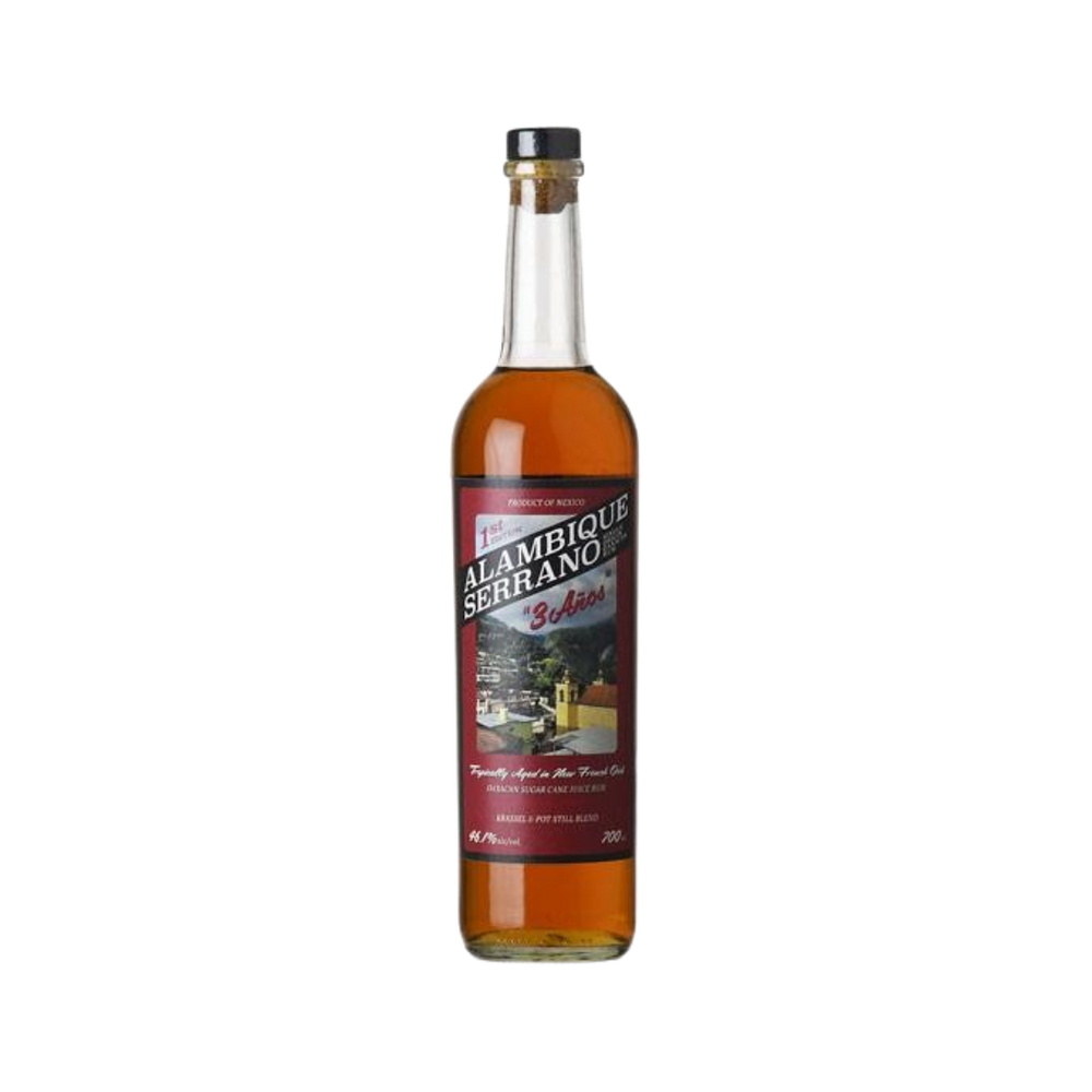 Bottle Image for Alambique Serrano 3 Años 1st Edition Single Origin Rum