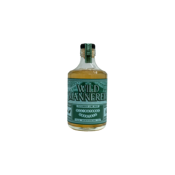 Bottle Image for Wild Mannered Cucumber Lime Mint All-Natural Cocktail