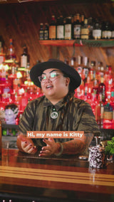 Video of person making Mai Tai cocktail.