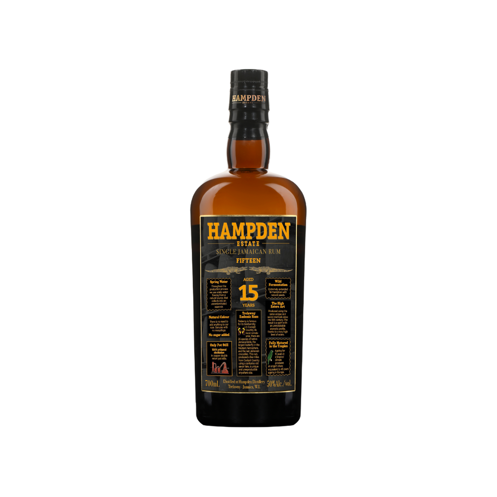 Bottle Image for Hampden Fifteen 15 Year Old Pure Single Jamaican Rum