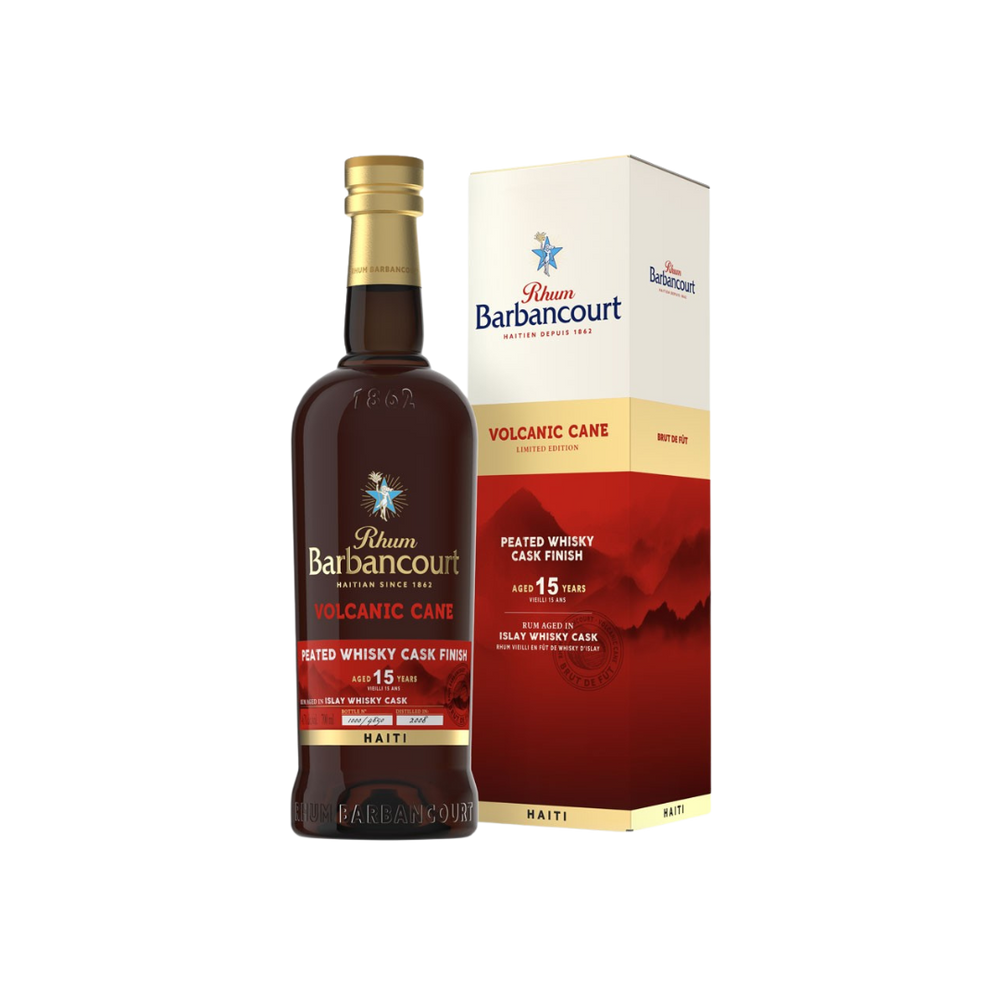 Bottle Image for Rhum Barbancourt Volcanic Cane Peated Whisky Cask Finish Limited Edition Rum