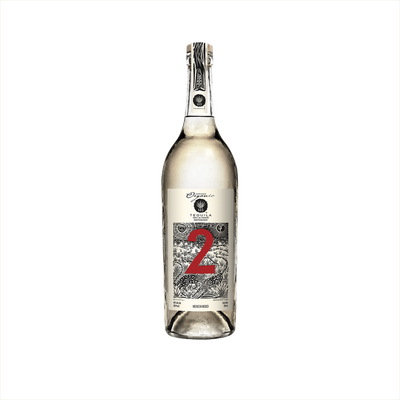 Bottle of 123 Organic Tequila Reposado (Dos).