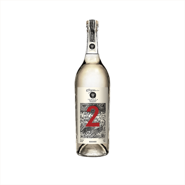 Bottle of 123 Organic Tequila Reposado (Dos).