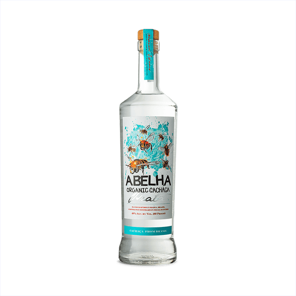 Bottle of Abelha Prata Cachaca.