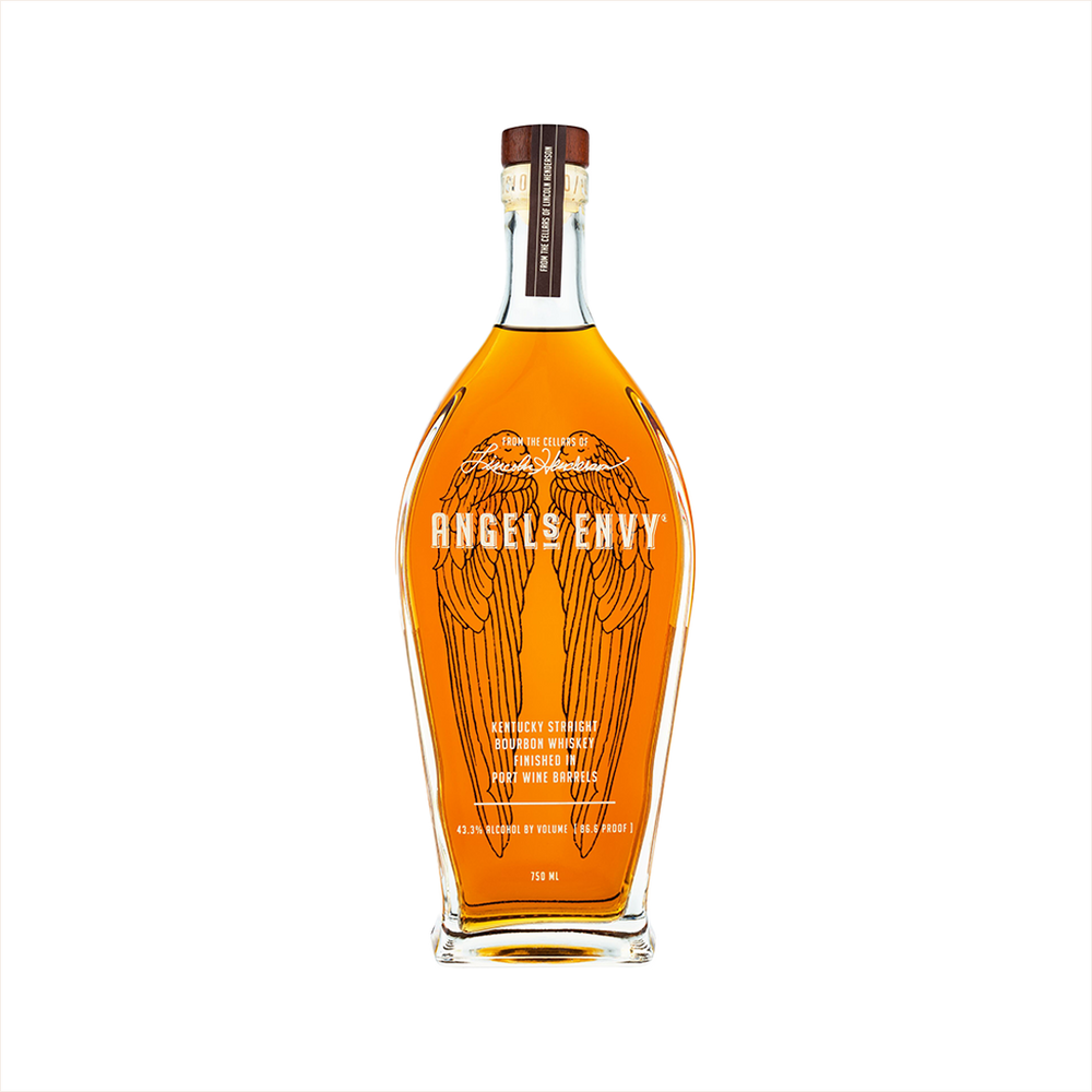 Bottle of Angel's Envy Bourbon.
