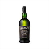 Bottle of Ardbeg 10 Year Islay Single Malt Scotch.