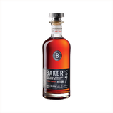 Bottle of Baker's 7 Year Old Single Barrel Bourbon.