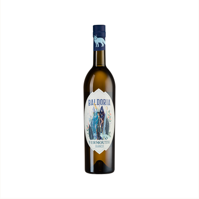 Bottle of Baldoria Bianco Vermouth.