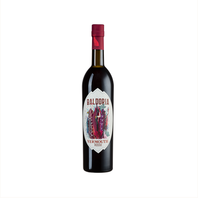 Bottle of Baldoria Rosso Vermouth.