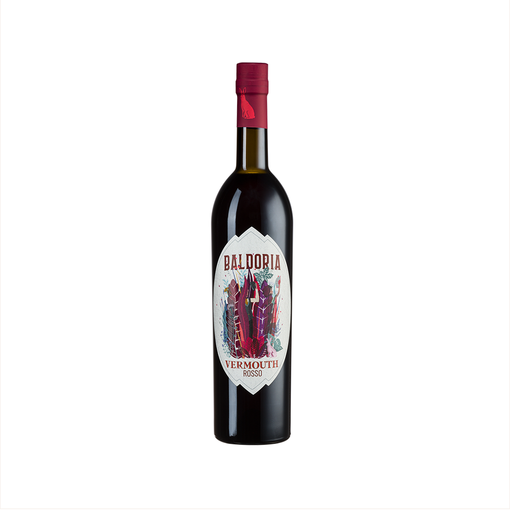 Bottle of Baldoria Rosso Vermouth.