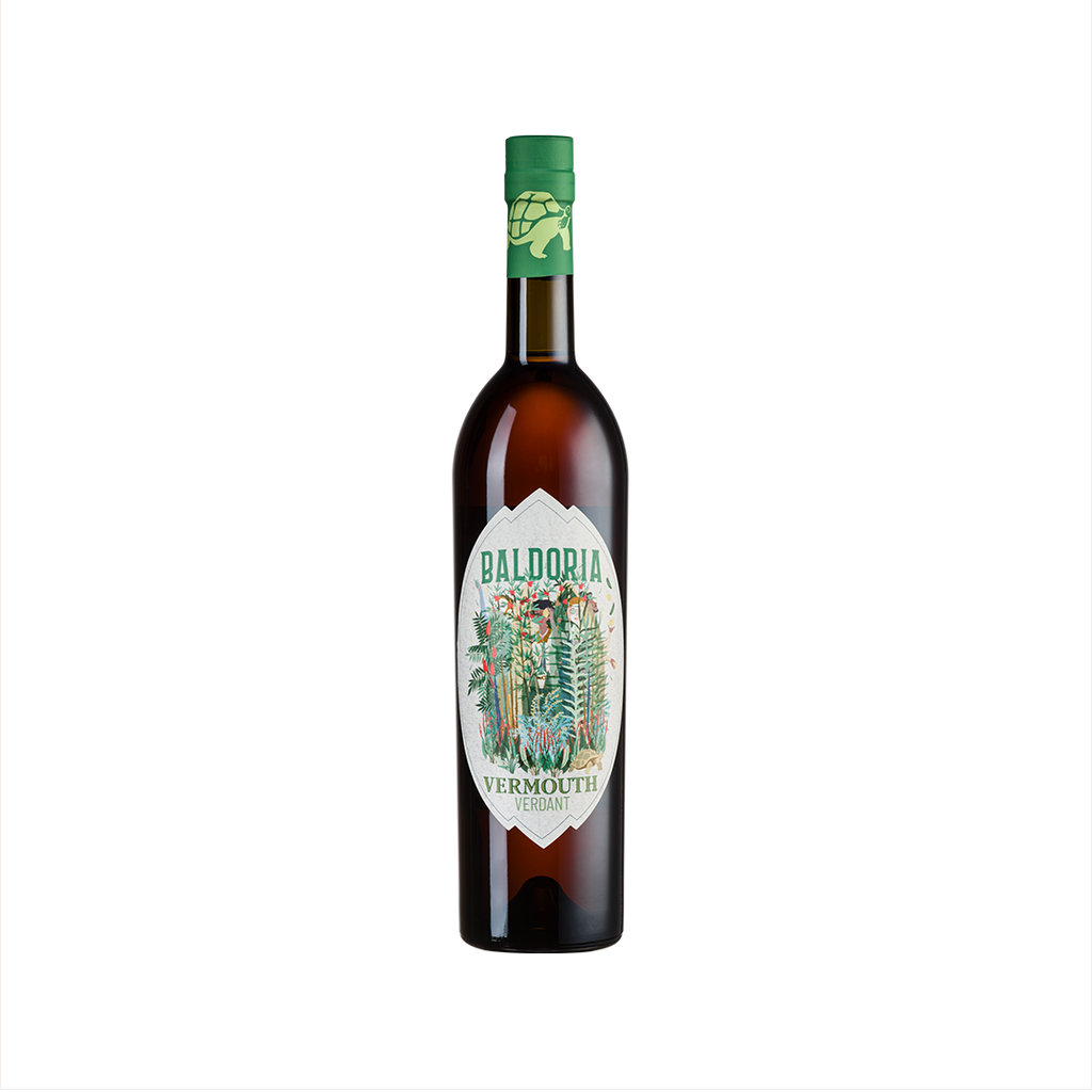 Bottle of Baldoria Verdant Vermouth.