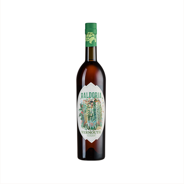 Bottle of Baldoria Verdant Vermouth.