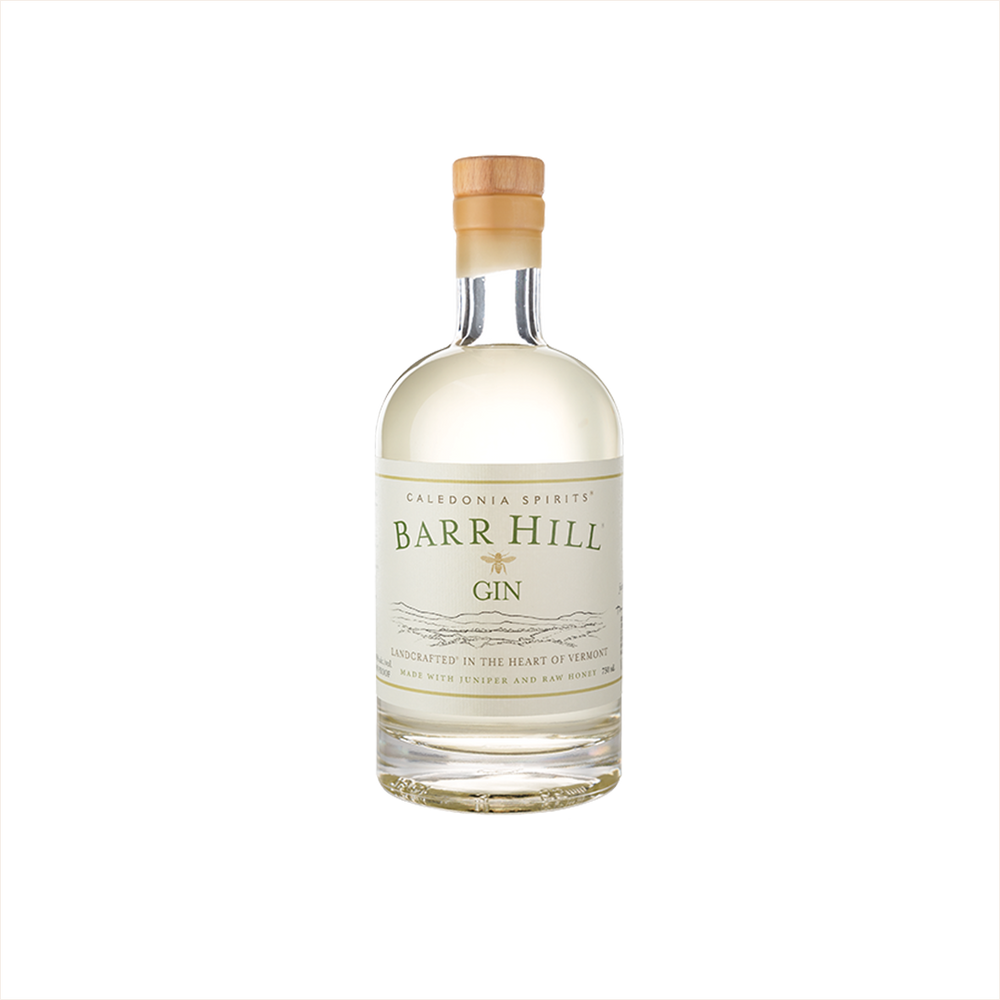 750ml bottle of Barr Hill Gin.