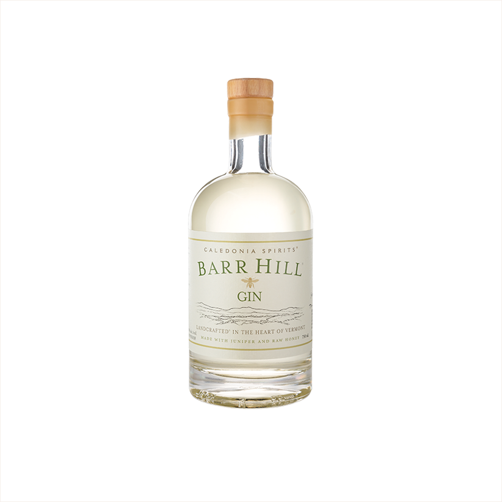 750ml bottle of Barr Hill Gin.