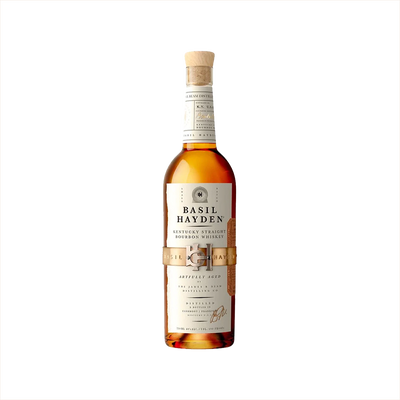 750ml bottle of Basil Hayden Kentucky Straight Bourbon Whiskey.
