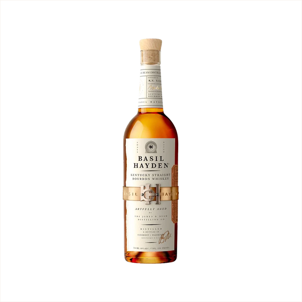 750ml bottle of Basil Hayden Kentucky Straight Bourbon Whiskey.