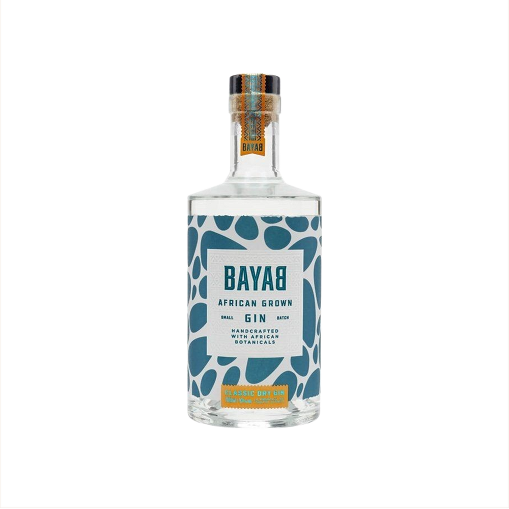 Bottle of Bayab Classic Dry Gin.