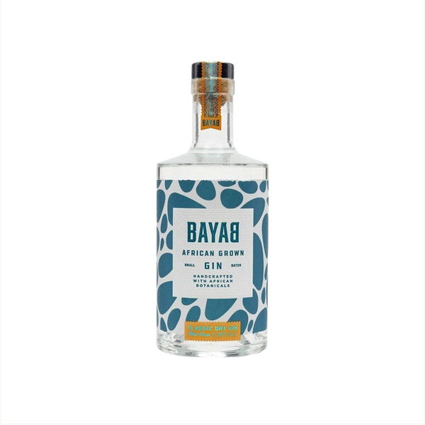 Bottle of Bayab Classic Dry Gin.