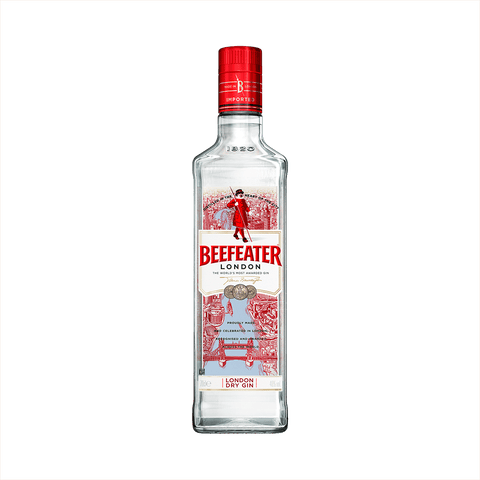 Bottle of Beefeater Long Dry Gin.