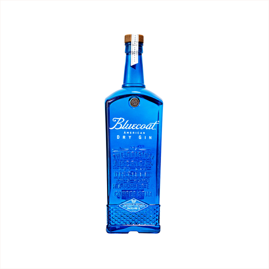 750ml bottle of Bluecoat American Dry Gin.