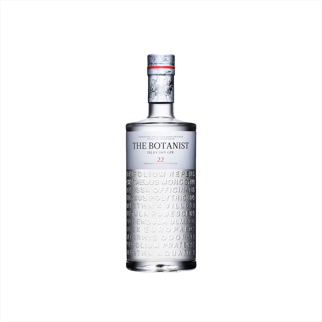 Bottle of The Botanist Islay Dry Gin. 