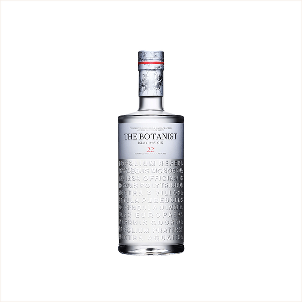 Bottle of The Botanist Islay Dry Gin. 