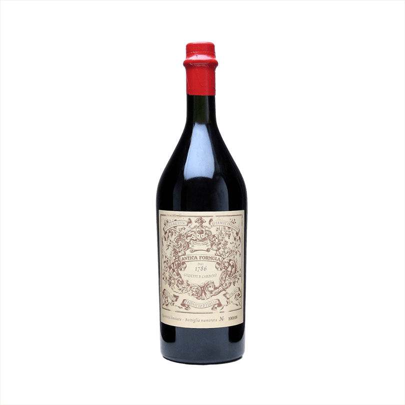 Bottle of Carpano Antica Formula Vermouth