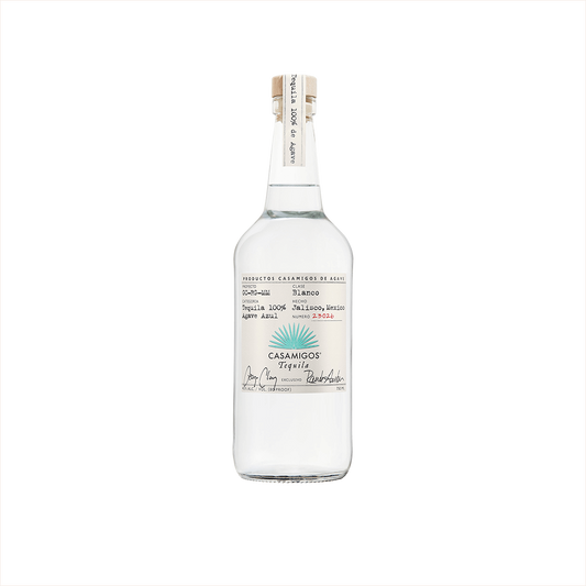 Bottle of Casamigos Blanco Tequila