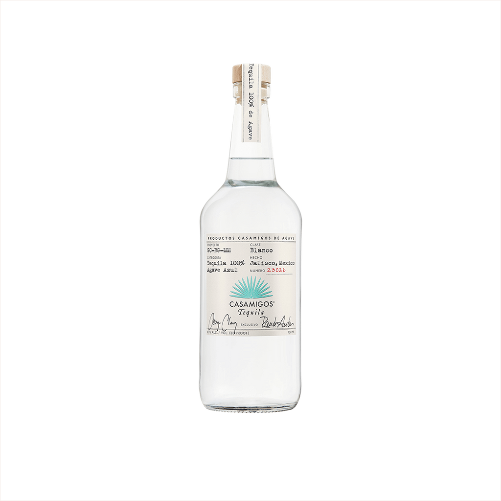 Bottle of Casamigos Blanco Tequila